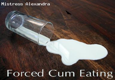 Forced Cum-Eating
