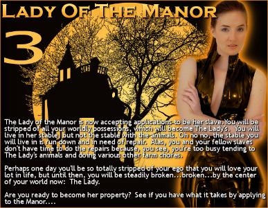 Lady of the Manor, Pt. 3